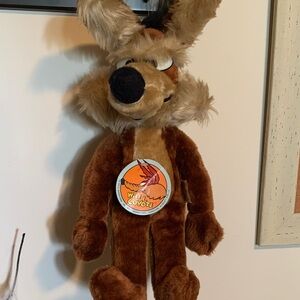 Warner Bros. Wile‎ E. Coyote Mighty Star 1971 Plush - Brown and Tan